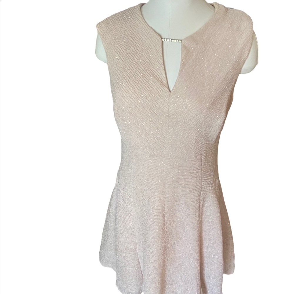 SD COLLECTION Sparkly Crème Dress